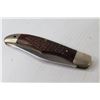 Image 6 : Case Bone Handled - Folding Double Knife 4 1/2" Blade (scratches - has marks on back)