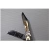 Image 3 : Western Bone Handled - Folding Triple Knife 3" Blade - (Made in USA)