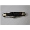 Image 5 : Western Bone Handled - Folding Triple Knife 3" Blade - (Made in USA)
