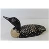 Image 2 : Vintage Hand Carved Loon - Signed