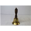 Image 4 : Vintage Brass Hand Held School Bell