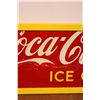Image 3 : *Vintage Tin Coca Cola Sign in Wood Frame - 29 x 60" - Some Ware