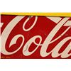 Image 6 : *Vintage Tin Coca Cola Sign in Wood Frame - 29 x 60" - Some Ware