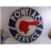 Image 2 : *Pontiac Authorized Service Porcelain Sign- 30"