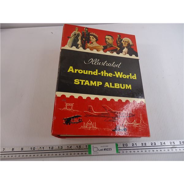 Illustrated Around the World Stamp Album