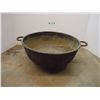 Image 1 : *Large Copper Cauldron with Handles 24" in Diameter
