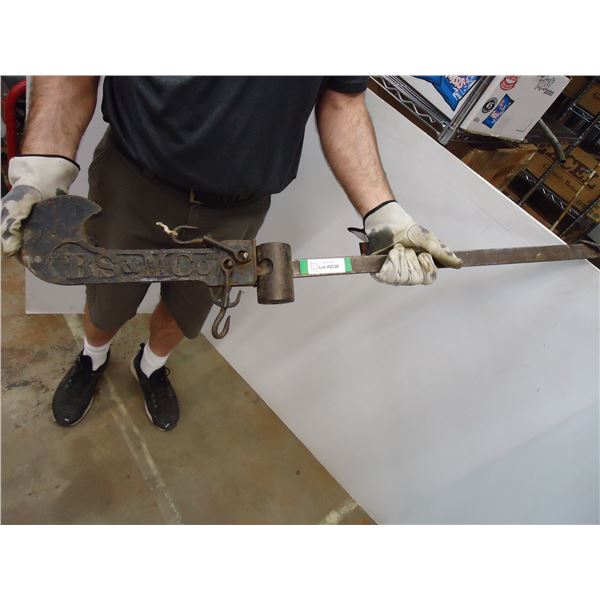 *BS&MC Cast Iron Bean Scale