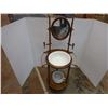 Image 2 : *Mahogany 1930's Barley Twist Wash Stand W/Mirror, Candlestick, Basin and Commode 545" High