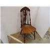 Image 2 : *Vintage Wooden Brace Back Chair - 38" High