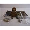 Image 5 : Brass Door Knob Set with Hardware