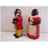 Image 4 : Black Americana Salt/Peppers Uncle Moses and Aunt Jemima