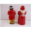 Image 5 : Black Americana Salt/Peppers Uncle Moses and Aunt Jemima