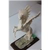 Image 2 : Signed Belcare Flying Horse Statue 12" Italy