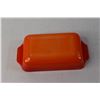Image 3 : Fire King Orange Loaf Pan