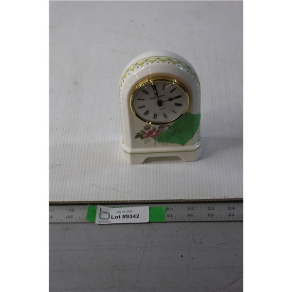 Royal Doulton Porcelain "Camilla" Clock 1990