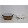 Image 1 : (2) Pyrex "Early American" Casserole Bowls - 2.5qt and 1.5 qt