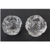 Image 4 : (2) Kosta Beda Crystal Ice Candle Holder