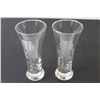 Image 4 : (2) RCMP Etched Beer Glasses