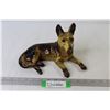 Image 1 : Vintage Chalkware German Shepard (paint chipping)