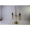 Image 5 : Solid Brass Spring Loaded Push Up Candlestick