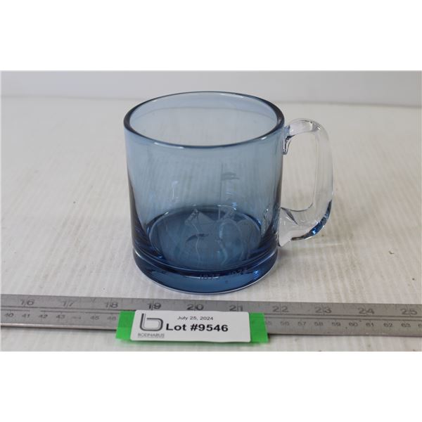 RCMP Centennial 1873-1973 - Etched Crystal Wedgewood Mug