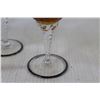 Image 2 : (5) Hand Blown Twist Stem Liquor Glasses