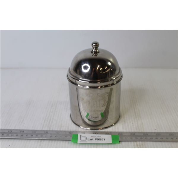 Silver Plated Coffee Canister