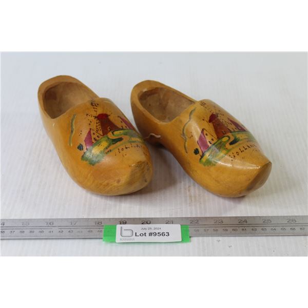 Wooden Shoes From Holland (Size 19)