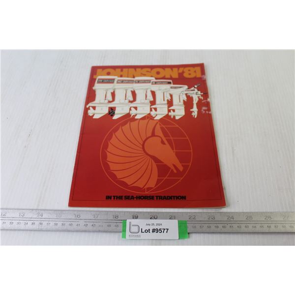 Johnson'81 Boat Motor Booklet