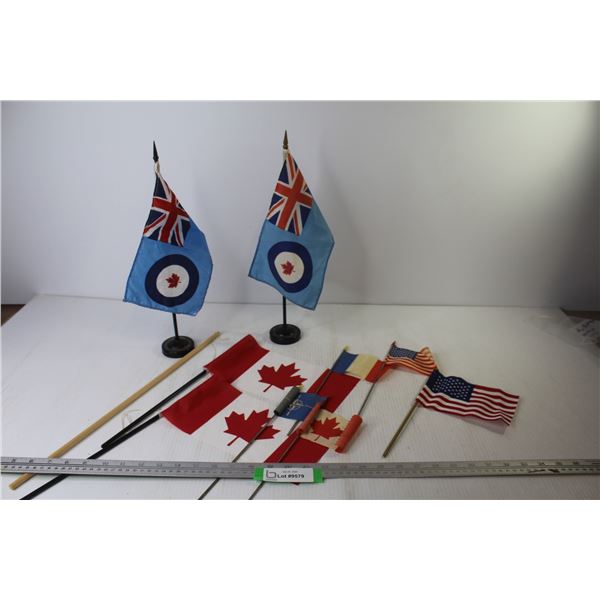 Assortment of Small Flags