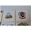Image 2 : (6) Vintage Assorted Ceramic Tiles