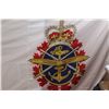 Image 2 : Canadian Forces Ensign Flag - Stamped "Canadiana Cafe April 1975" (72" x 144" Like New)