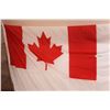 Image 3 : Canadian Forces Ensign Flag - Stamped "Canadiana Cafe April 1975" (72" x 144" Like New)