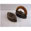 Image 2 : (2) Vintage Sad Irons- One is missing handle