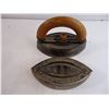 Image 4 : (2) Vintage Sad Irons- One is missing handle