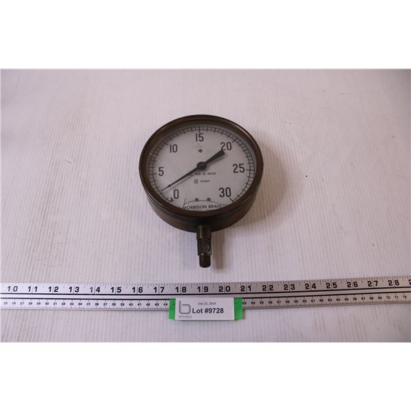 Morrison Brass Pressure Gauge - Some Cracks