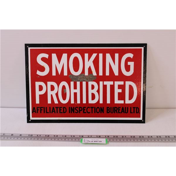 Smoking Prohibited Sign - 15 x 10