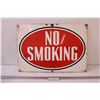 Image 1 : Porcelain No Smoking Sign - 20 x 14