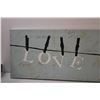 Image 2 : Love Wall Hanger - 36 x 12