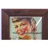 Image 2 : Wood Framed Coca Cola Advertisement - 15 x 19