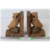 Image 1 : (2) Pottery Owl Bookends