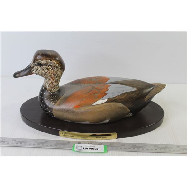 *Ducks Unlimited - Hand Carved - Gadwall Drake 2013