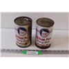 Image 1 : (2) North Star Motor Oil Tins (One Full)