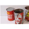 Image 3 : (4) Motor Oil Tins: Shell, Co-op, Quaker State