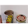 Image 4 : (4) Motor Oil Tins: Shell, Co-op, Quaker State