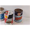 Image 2 : (3) Motor Oil Tins: Shell, Gulf