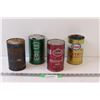 Image 1 : (4) Motor Oil Tins: Esso