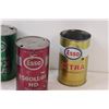 Image 2 : (4) Motor Oil Tins: Esso