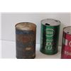 Image 3 : (4) Motor Oil Tins: Esso