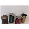 Image 4 : (4) Motor Oil Tins: Esso